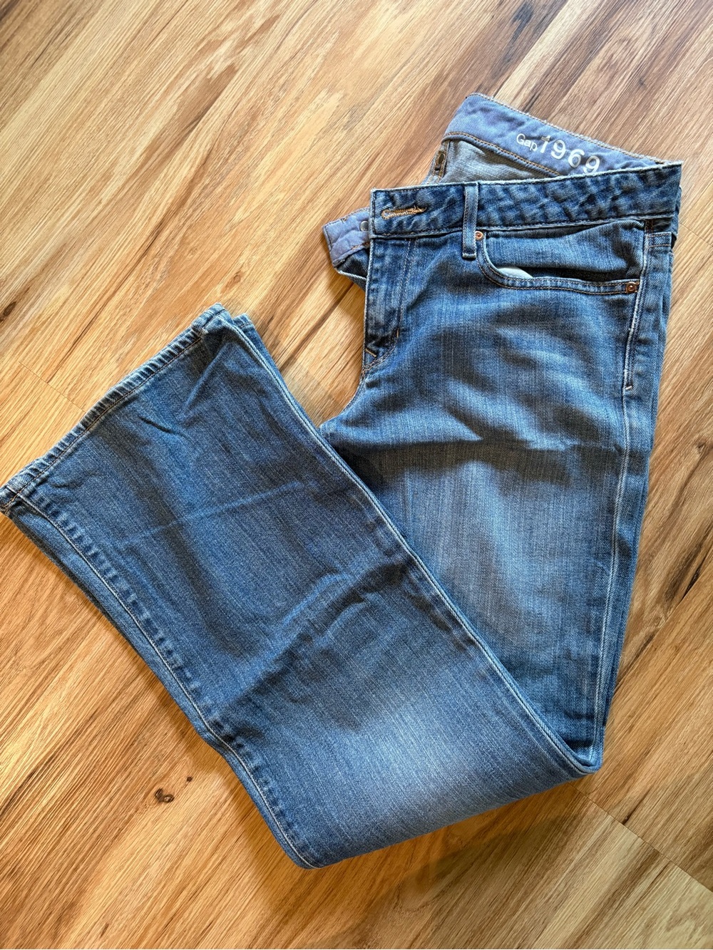GAP Women's Medium Blue Bootcut Jeans